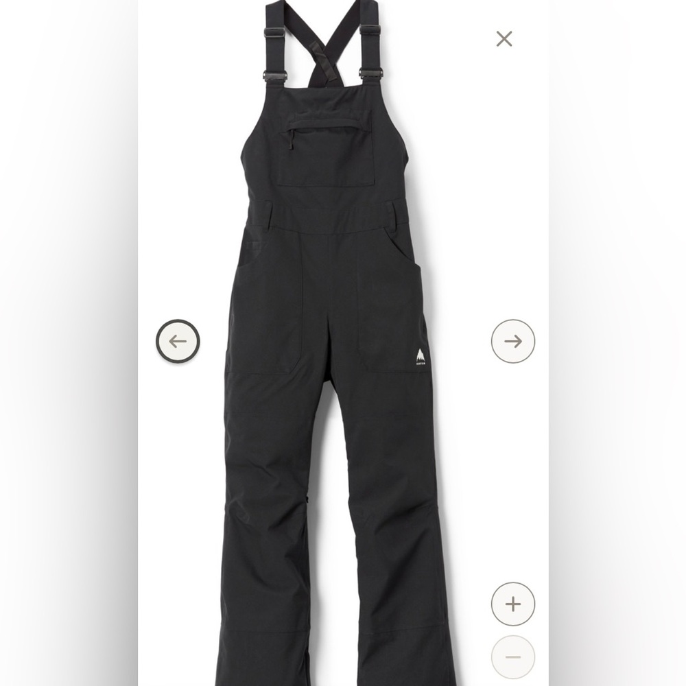 Burton Avalon Ski Snow Bib Pants - Women's Medium Black